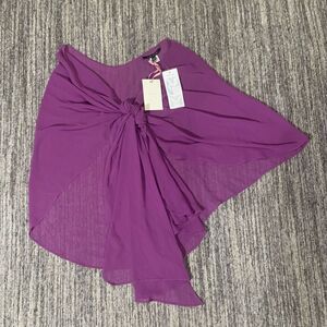 Alex Marie Womens One Size‎ Marilyn Shawl Iris Purple Broadway Escape NWT